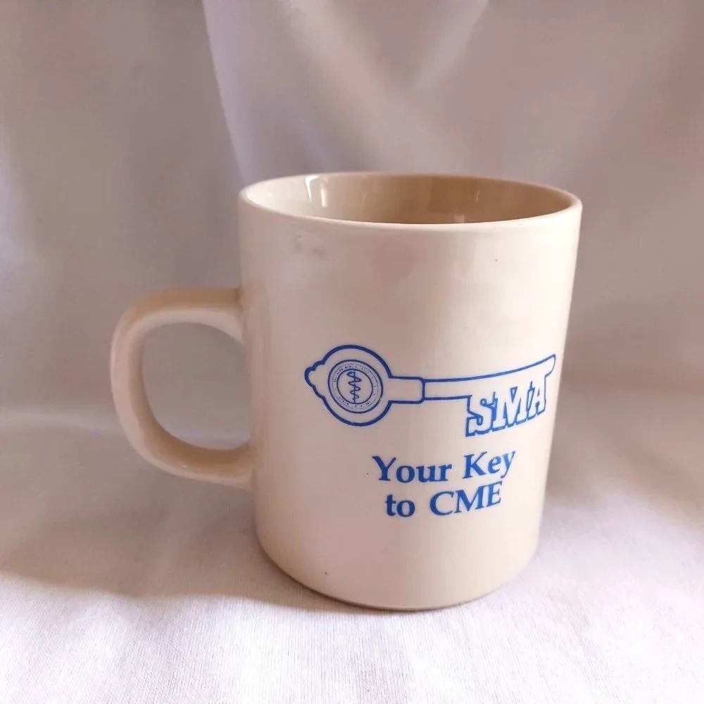 Vintage SMA Southern Medical Association Map Key Coffee‎ Cup Mug